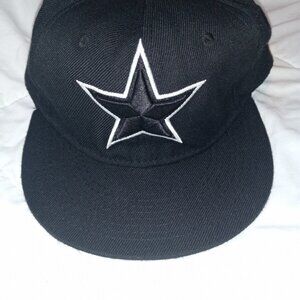 Dallas Cowboys NFL Authenic Sideline Trucker/Flat Bill Hat Black
